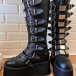 Demonia knee high boot (Damned 318)